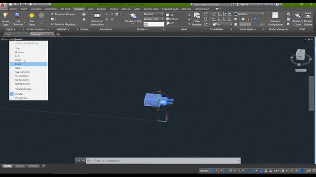 3D Modeling Mobile Charger Autocad смотреть онлайн