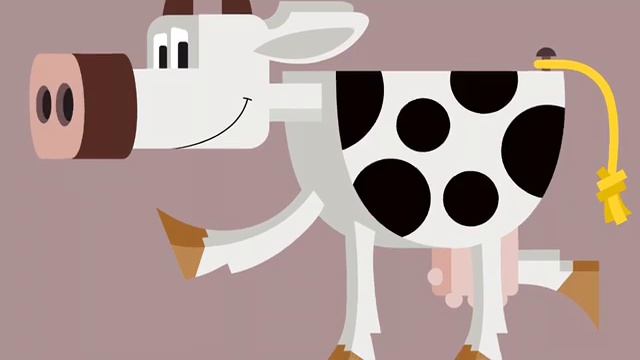 Poems for children in English. The cow. Вірші для дітей англійською про тварин смотреть онлайн