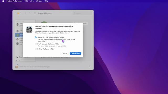 How to Delete user account on macOS Monterey смотреть онлайн