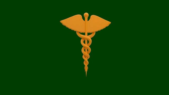 3D Doctor Logo 3D Caduceus Snakes смотреть онлайн
