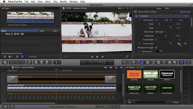 FREE FCPX Effect - FordeeTV Cartoon Effect for Final Cut Pro X смотреть онлайн