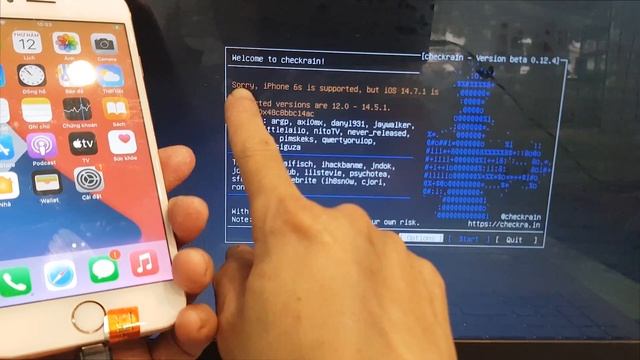 Cách Jailbreak iPhone 6s iOS 14.7.1 dễ dàng смотреть онлайн