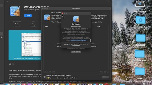 DevCleaner for Xcode Free your disk space Developer Tools App [MAC] Basic Overview - Mac App Store смотреть онлайн