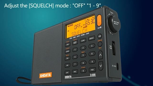 XHDATA D-808 And SIHUADON D-808