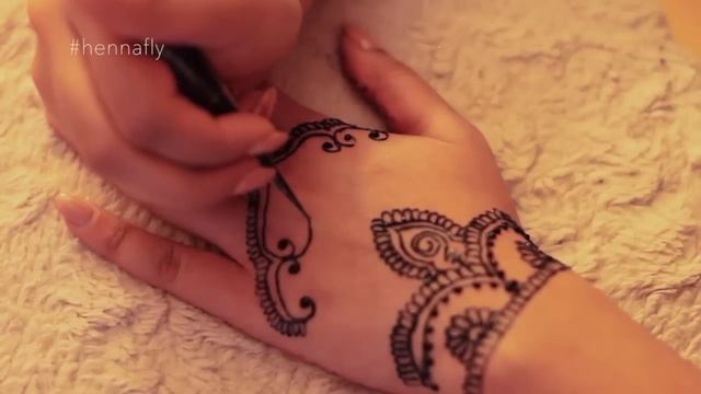 Jagua Tattoo (Natural Navy Blue Stain) | Hennafly смотреть онлайн