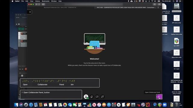 Using Blackboard Collaborate Ultra with Voiceover on a Mac смотреть онлайн