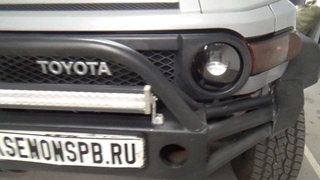 TOYOTA FJ CRUZER - ставим bi led X Bright смотреть онлайн