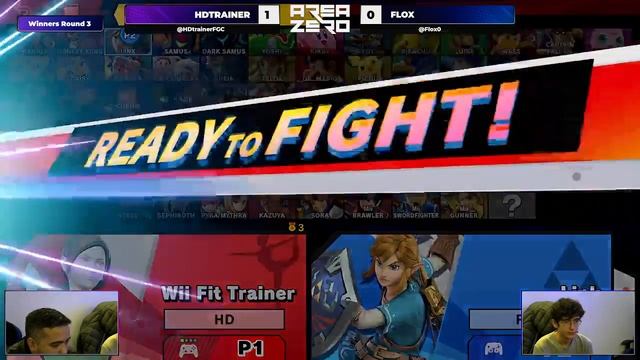 AREA ZERO #1 - HDtrainer (Wii Fit) Vs. Flox (Link) - Winners R3 смотреть онлайн