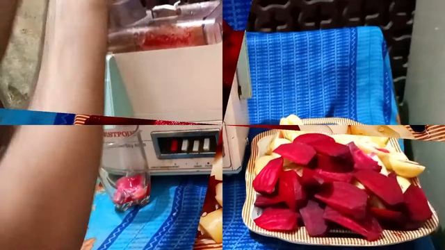 How to make red healthy Beetroots and Apple juice recipe/chakandar or apple ka juice/juice benefits смотреть онлайн
