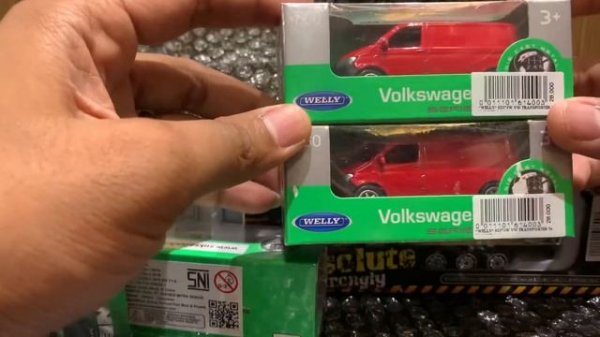 unboxing welly jeep wrangler, vw, land rover defender, truck