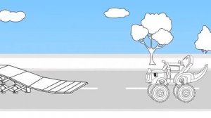 Вспыш и чудо машинки Мультик  Учим цвета Раскраска