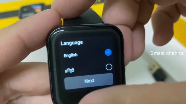 Realme Smart Watch RMA161 Unboxing With Realme Link Apps Connected And Time Sync Setting