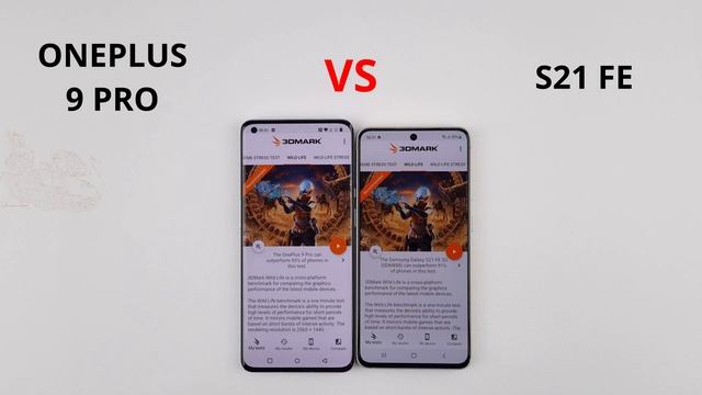 OnePlus 9 Pro vs S21 FE SPEED TEST смотреть онлайн