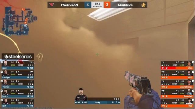 FAZE CLAN VS LEGENDS / 1'st map - office / First CS 2 tournament / BEST MOMENTS / CS 2 смотреть онлайн
