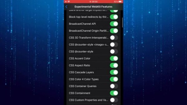 How To Enable Safari Experimental Features On iPhone
