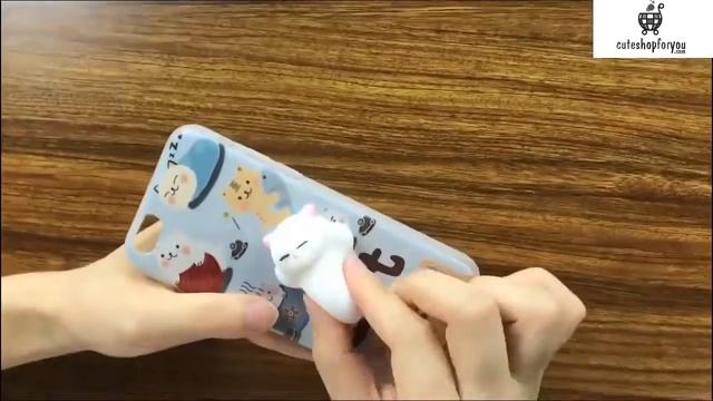 Cute Squishy 3D Phone Case Fidget Relieve Toy Cover смотреть онлайн