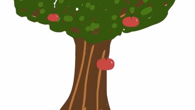 Falling Apples Animation Made on DoInk iPad Animaton & Drawing App смотреть онлайн