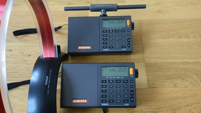XHDATA D-808 With Tescun AN-200 Loop Antenna