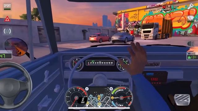 OLD CLASSIC CARS UBER DRIVER - City Car Driving Games iOS Android | Taxi Sim 2020 Gameplay смотреть онлайн