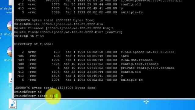 Restore Cisco IOS image from TFTP Server | إسترجاع نسخة نظام تشغيل سيسكو من السيرفر смотреть онлайн