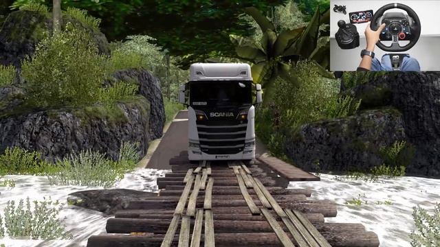Truck Driver Struggle on Narrow Road | Euro truck simulator 2 mod | Logitechg29 Gameplay смотреть онлайн