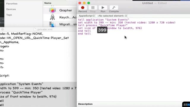 Change Size of QuickTime Player Window with One Press Free on Mac (1/2) смотреть онлайн