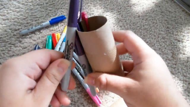DIY how to organize sharpies, markers, and pens смотреть онлайн