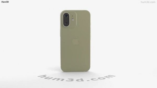 Apple iPhone 16 Green 3D model by 3DModels.org