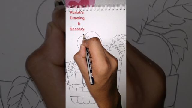 How to draw a basket of apples। Apples drawing। Pencil drawing @ronaksdrawing смотреть онлайн