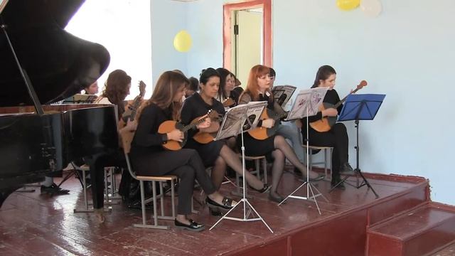 Играет оркестр русских народных инструментов ДГПУ (День открытых дверей - 2016) смотреть онлайн