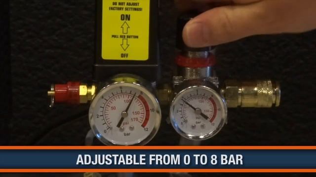 FERM Compressor 1100W - 24L - Working pressure 0 - 8 bar | CRM1045 смотреть онлайн