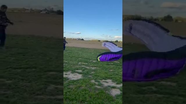 First paramotor solo takeoff in Michigan смотреть онлайн