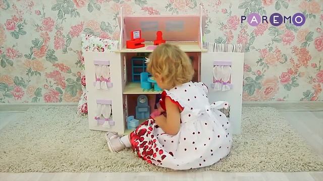 Деревянный кукольный домик Ананстасия от Paremo смотреть онлайн