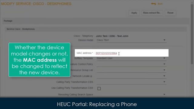 Replacing a User’s Desk phone – Hosted Enterprise UC Admin Support – CBTS смотреть онлайн