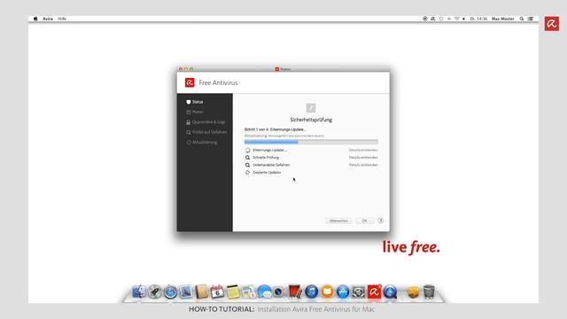 Installation Avira Free Antivirus für Mac (Deutsch) смотреть онлайн