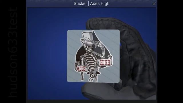Aces High Sticker CSGO смотреть онлайн