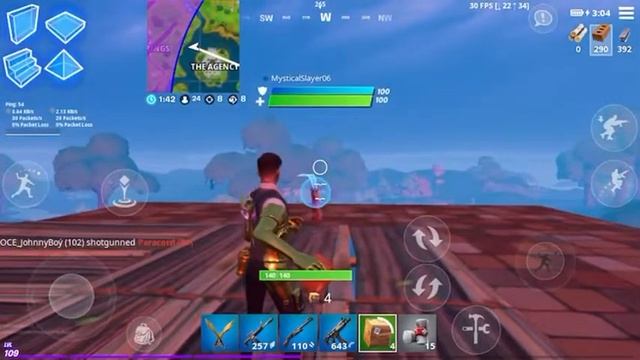 12 kill solo - iPhone 7 (4.7 inch) Fortnite Mobile Gameplay смотреть онлайн
