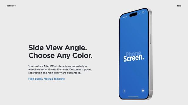 iPhone 15 Pro Mockup for App Presentation - After Effects Template смотреть онлайн