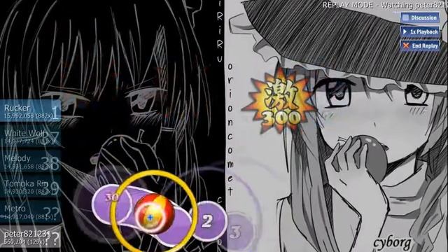 peter821231 - Masayoshi Minoshima ft. nomico - Bad Apple!! [Insane] (2011-07-31) Osu.avi смотреть онлайн