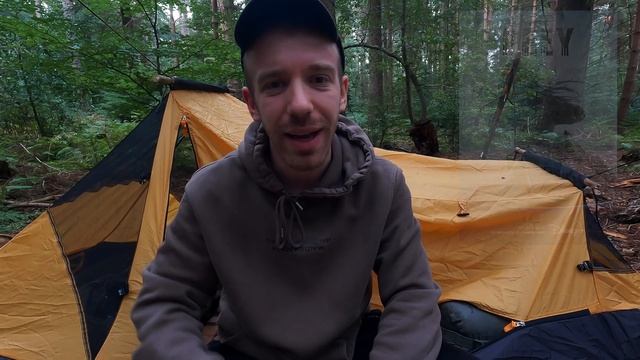 Setting Up Tent Without Poles | Wild Camping UK смотреть онлайн