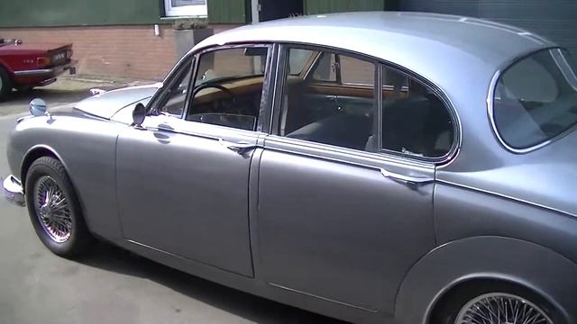 Jaguar MK2 1962 3.8 ltr wire wheels good technics driversquality-VIDEO- www.ERclassics.com смотреть онлайн
