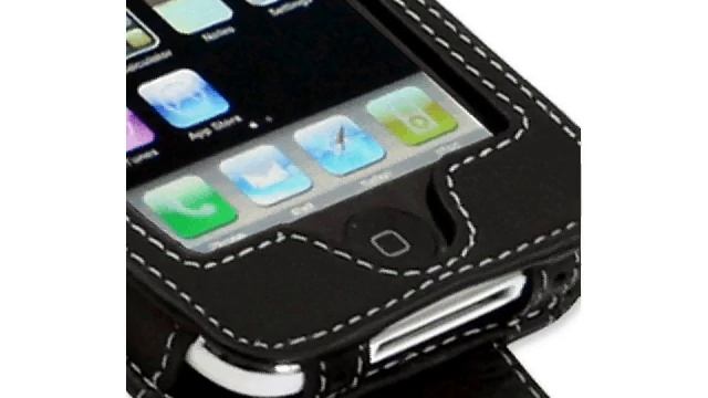 Carrymobile Leather Case for Apple iPhone 3G (8GB/16GB) - Flip Type (Black) смотреть онлайн