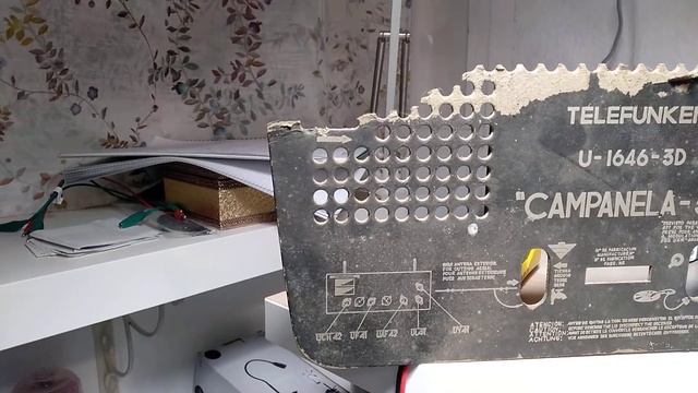 Restauración radio Telefunken Campanela 57. Parte 1. смотреть онлайн