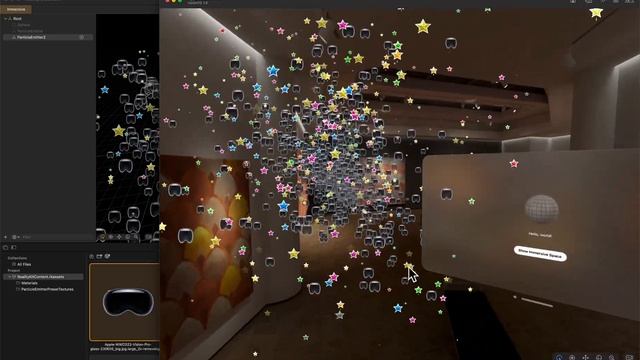 大量のApple Vision Proデバイス（パーティクル） смотреть онлайн