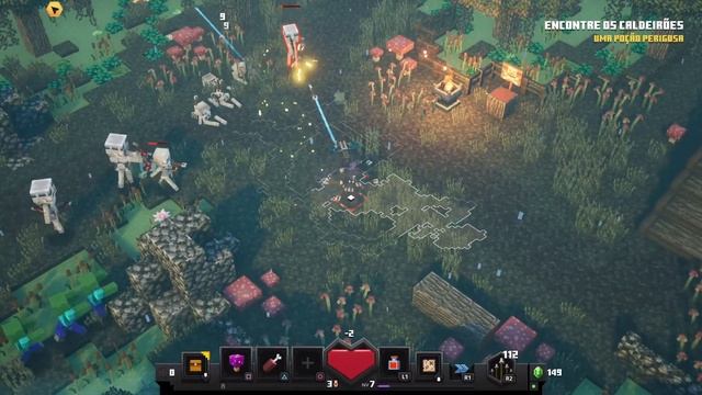 MINECRAFT DUNGEONS PS5 BR смотреть онлайн
