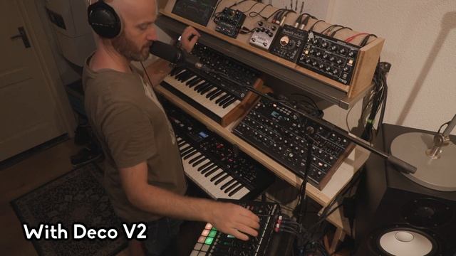 Strymon Deco V2 With Synths, Drums And Piano In A DAWLess Setup