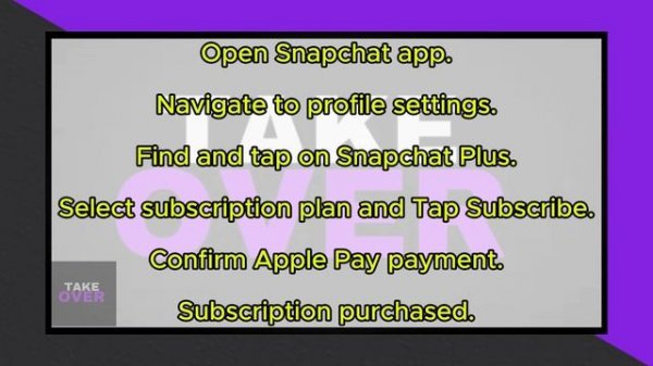 HOW TO BUY SNAPCHAT PLUS WITH APPLE PAY 2024