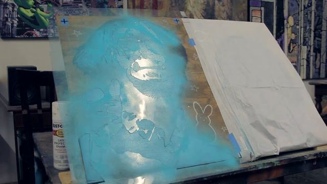 "Peep Miller" Painting Time-Lapse By Bobby Zeik смотреть онлайн