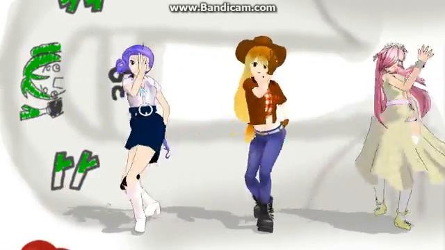 [MMD] Rarity,Applejack and Flyttershy.Bad Apple смотреть онлайн