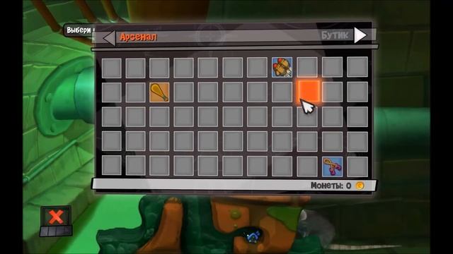 Worms Revolution Катакомбы Урок 3: Инструменты (Sewer part 3: tools) смотреть онлайн